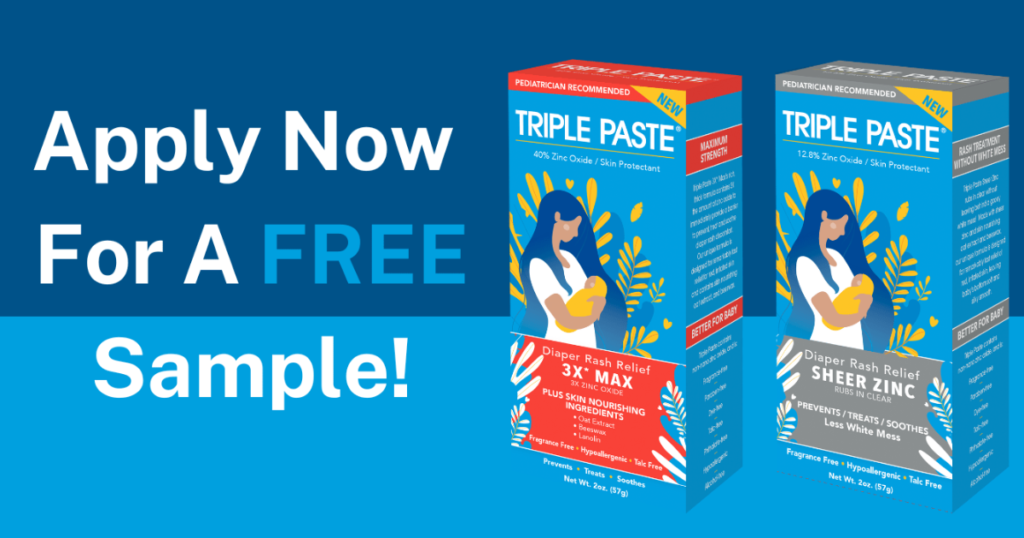 Apply for a Free Sample of Triple Paste Diaper Rash Ointments