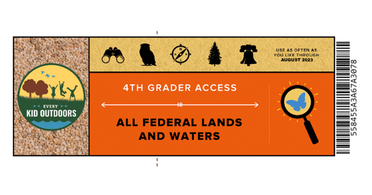 Free 4th Grade National Park Pass for All Federal Lands and Waters