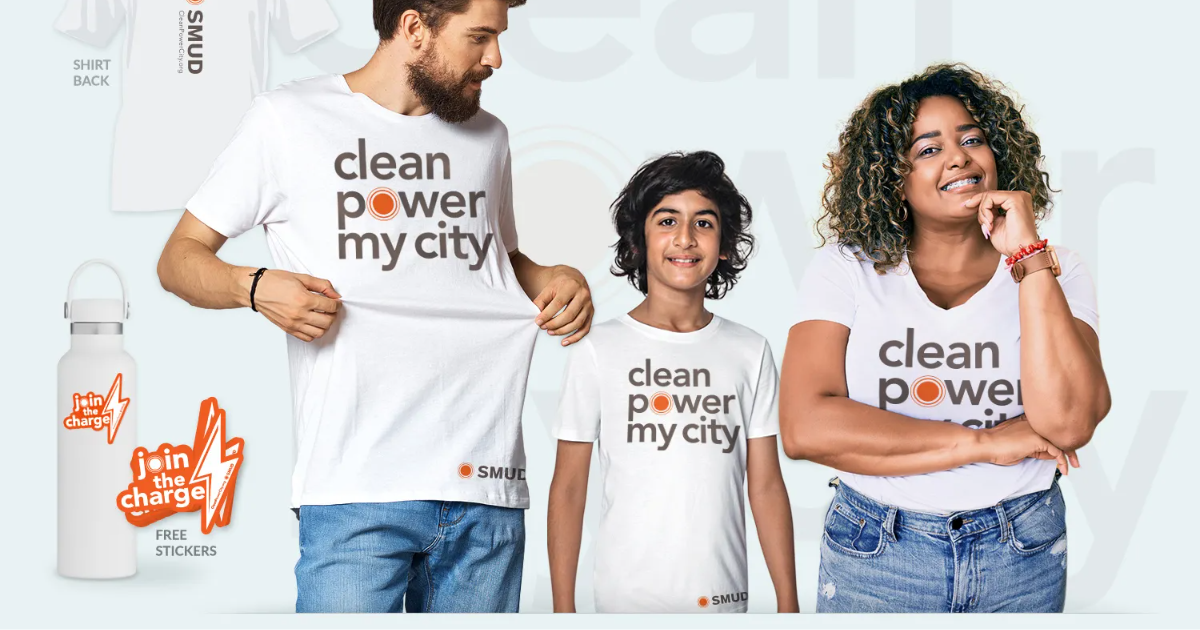 FREE Clean Power My City T-Shirt and Stickers