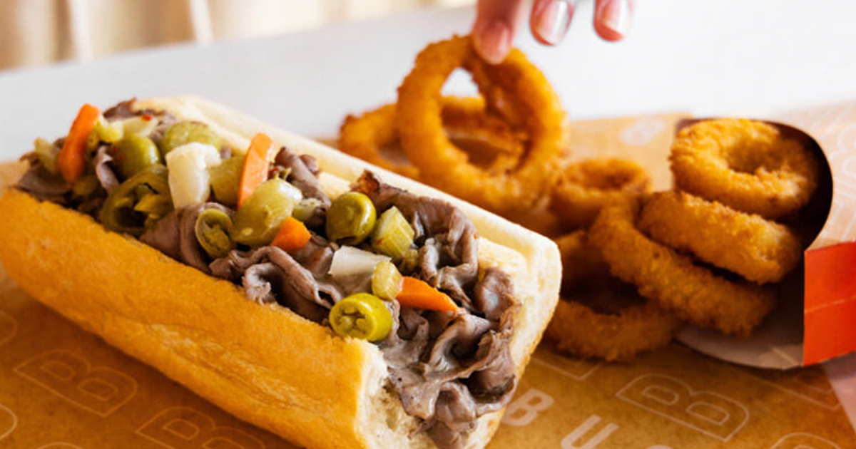 Free Italian Beef or Beefless Sandwich at Buona Restaurant's