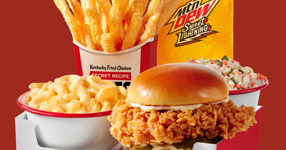 FREE KFC Classic Chicken Sandwich Box at Select Locations [Spend $15+]