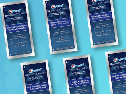 FREE Sample of Crest 3DWhitestrips