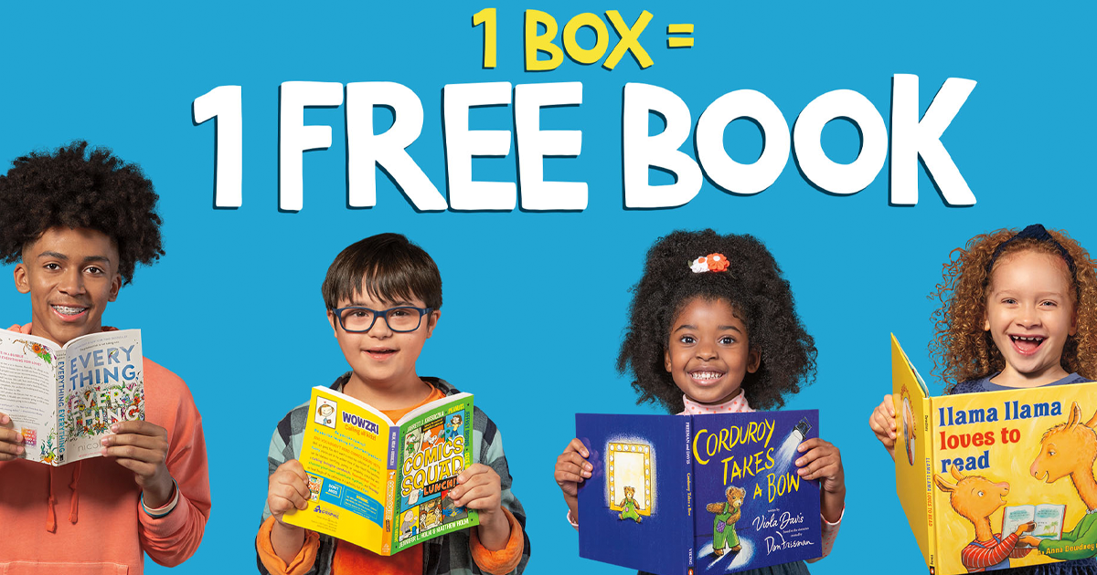 Get up to 10 Free Books from Kellogg's