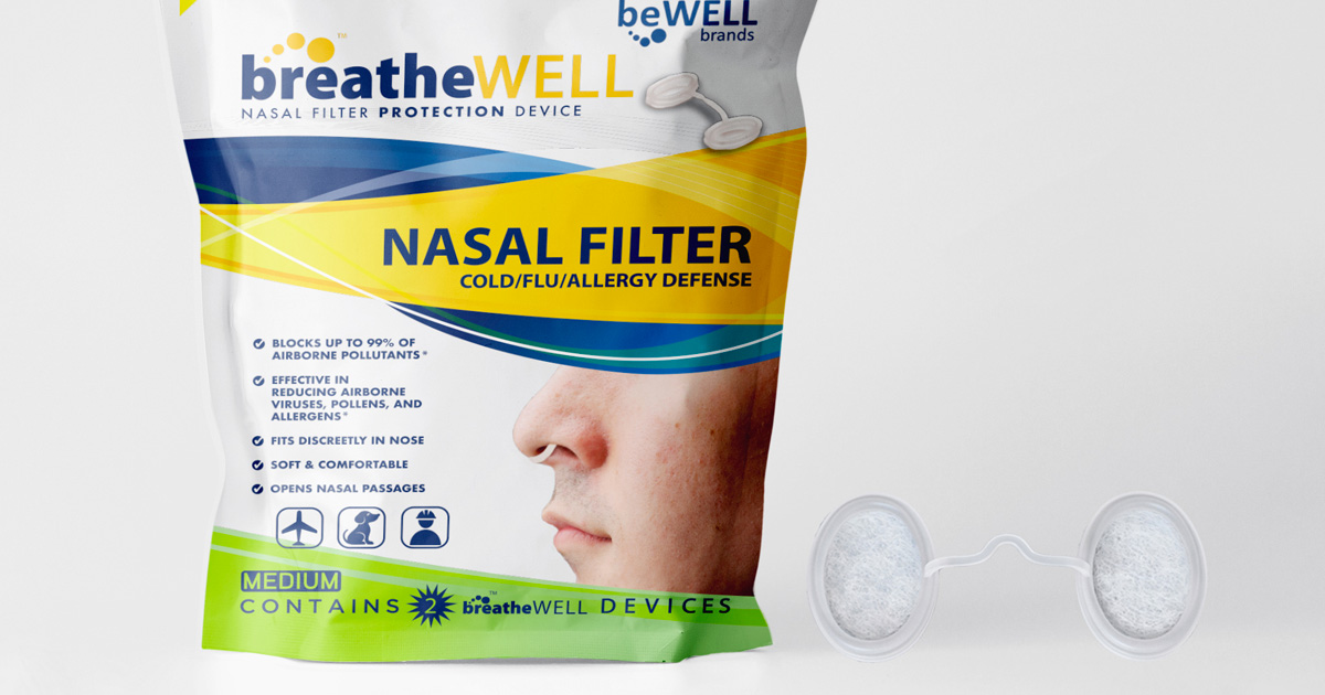 Possible Free breatheWELL Filtered Nasal Dilator with Sampler