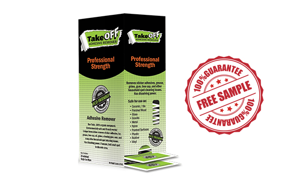 Take Off Adhesive Remover: Free Samples