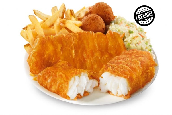 FREE Piece of Fish at Long John Silvers!