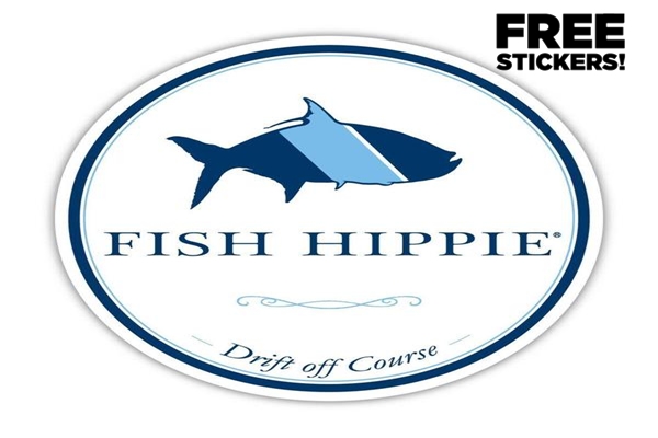 Fish Hippie Sticker