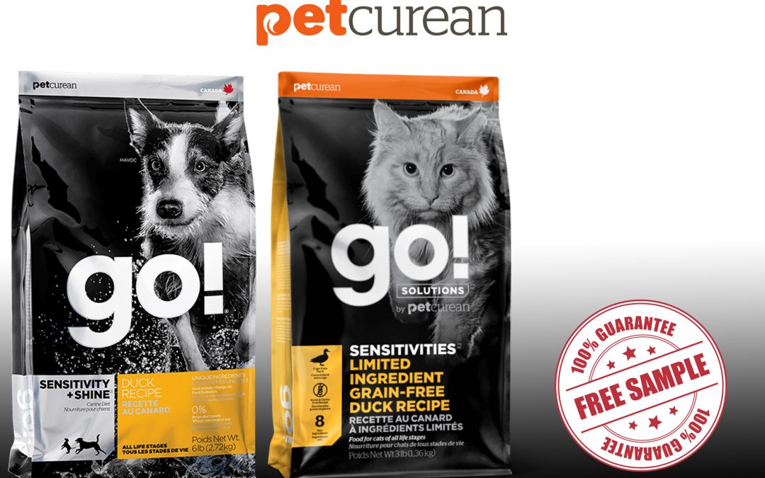 FREE SAMPLE OF PETCUREAN DOG OR CAT FOOD
