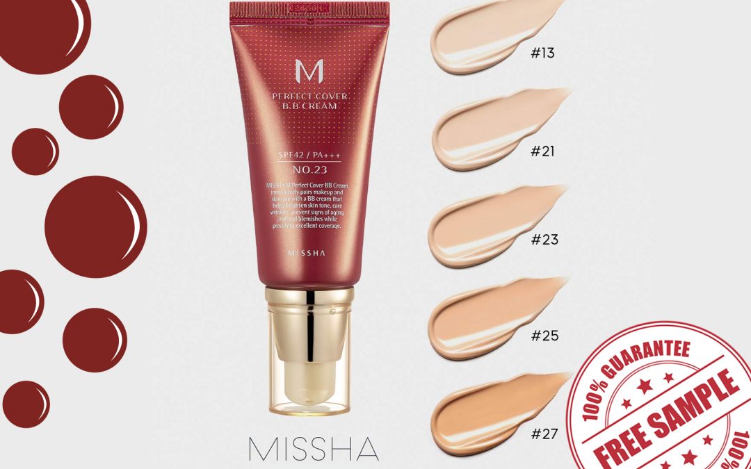 FREE SAMPLE OF MISSHA PERFECT COVER BB CREAM