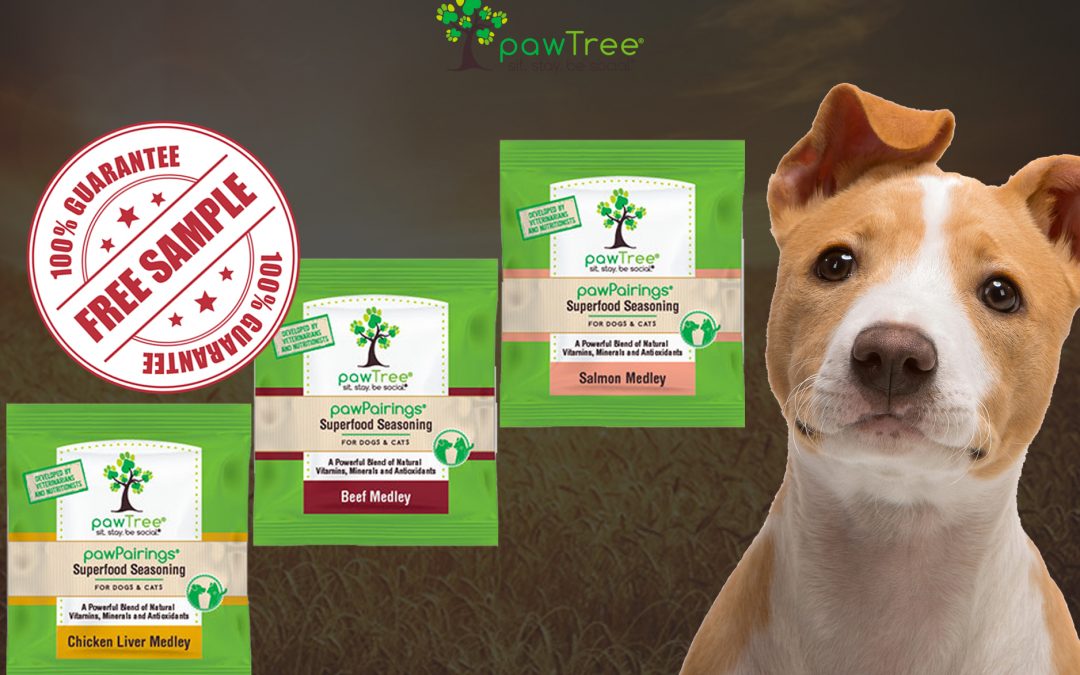 FREE SAMPLE OF PAWTREE SUPERFOOD SEASONING FOR PETS
