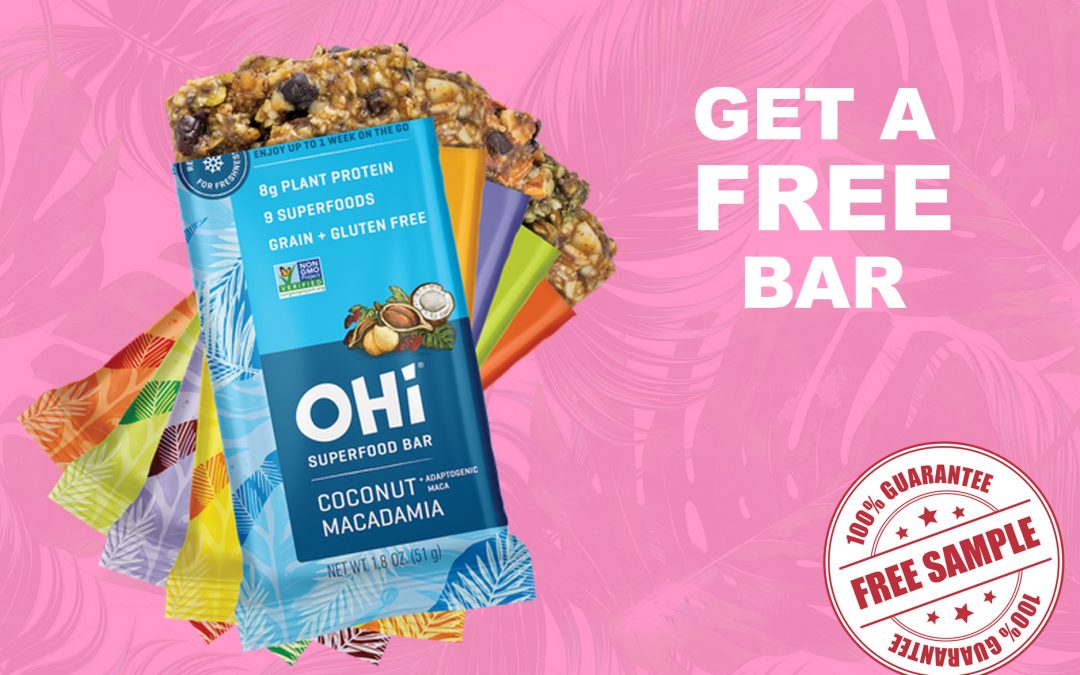 OHI SUPERFOOD BAR FREE SAMPLE