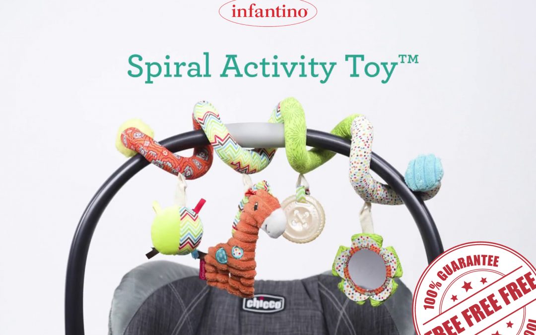 FREE INFANTINO SPIRAL & STRETCH ACTIVITY TOY