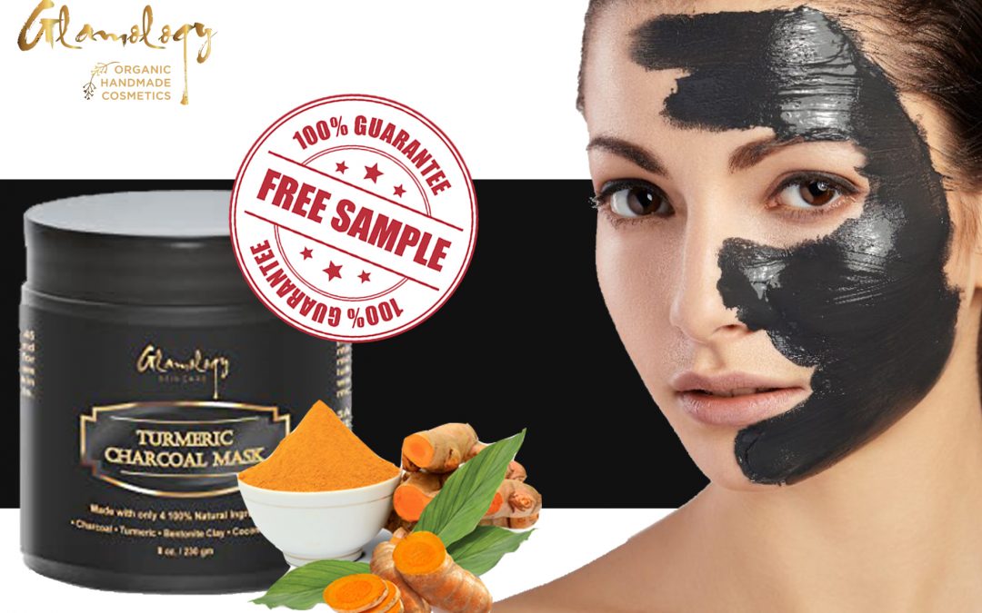 FREE SAMPLE OF TURMERIC CHARCOAL MASK FROM GLAMOLOGY