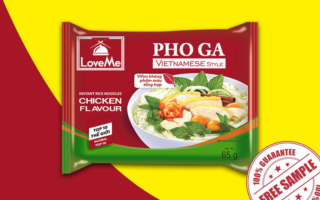 FREE SAMPLE OF LOVEME PHO GA INSTANT RICE NOODLES