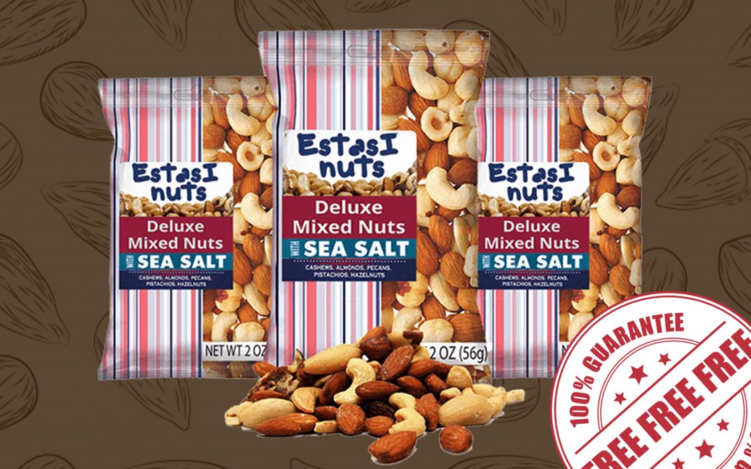 FREE SAMPLE OF ESTASI NUTS DELUXE MIXED NUTS