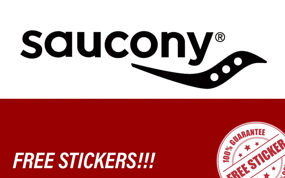 FREE STICKERS FROM SAUCONY