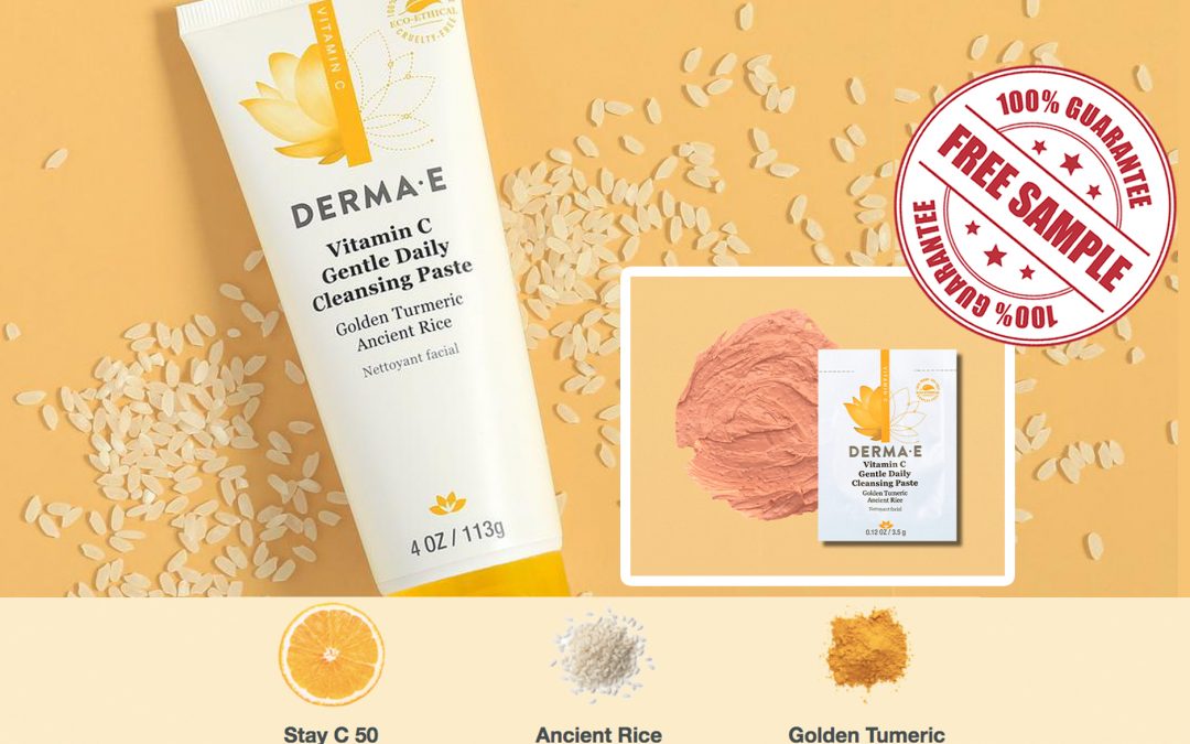 FREE SAMPLE OF DERMA-E VITAMIN C CLEANSING PASTE